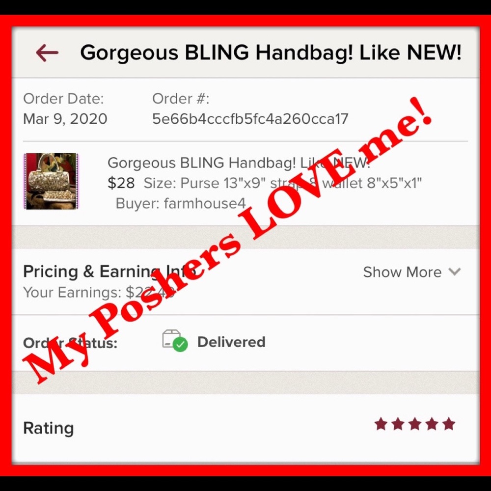 Always MAKING my poshers happy!